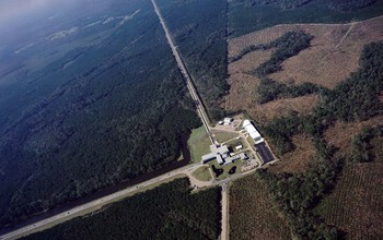 aerial view of LIGO detector